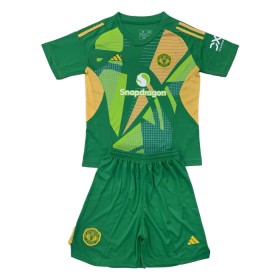 Dječji Nogometni Dres Manchester United Golmanski 2024-25